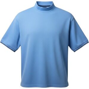 Full Wedge Men's Golf Polo Plus Size 2XL Shirt Blue